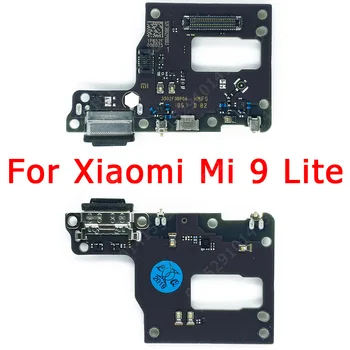 Originalno Polnjenje Odbor za Xiaomi Mi 9 USB Plug PCB Dock Priključek Flex Kabel Nadomestni Rezervni Deli Polnjenje Vrata za Moj 9 Mi9