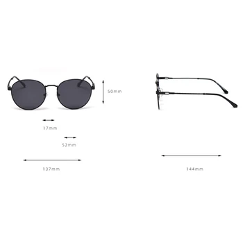 Peekaboo črna, polarizirana ženske retro sončna očala moške poletne oprema visoke kakovosti uv400 sončna očala moški vožnje kovinski okvir