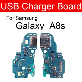 Polnilnik USB Dock Odbor Za Samsung Galaxy A8s A9s A10s A20s A30s A40s A50s A70s Polnjenje prek kabla USB Priključek Vrata Odbor rezervnih Delov