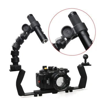 Potapljanje Flex Roko 185-410mm YS Roko Flex Skupno Roko Sistema za Podvodno Ohišje Fotoaparata Fotograranje Dodatki