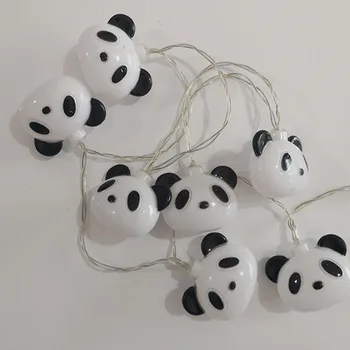 Pravljice Kitajskih Maskota Zaklad Panda Baterijo, USB Niz Luči 6m LED Dekor Za Božič Garland Na Oknu luci led market božič