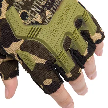 Prikrivanje Taktične Vojaške Rokavice Usposabljanje Pol Prsta, Anti-Slip Kolesarske Rokavice Cs Boj Proti Fingerless Lov, Army Pohodništvo Rokavice