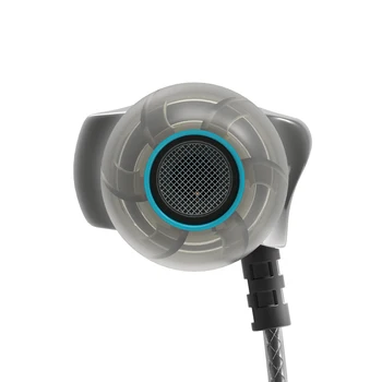 QKZ DM7 Slušalke Kovinski Stereo Hrupa Izolacijo in-ear Slušalke Vgrajen Mikrofon HiFi Heavy Bass 3,5 mm Čepkov
