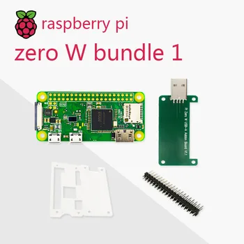 Raspberry Pi Nič W DEV Kit 1GHz single-core PROCESOR, 512 mb RAM 2.4 G WiFi, Bluetooth 4.1 Sveženj vključuje Primeru MINI HDMI Kabel uUSB