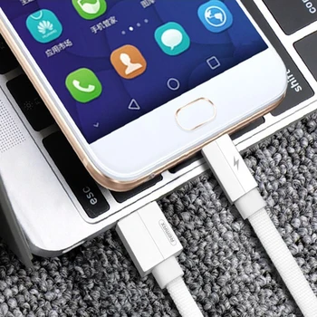 Remax 2m Kabel Micro USB 2.1 Hiter Polnilec Za Samsung Xiaomi Huawei Mobile Telefon Krpo Pleteni USB Kabel za Polnjenje Android