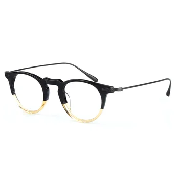Retro Krog Očal Okvir Moških OV5343 Titana Noge Lahka Očala Ženske Očala za Branje Računalnik Oculos De Grau