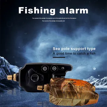 Ribolov Ugriz Alarm Nastavljiva Glasnost Zvonjenja Občutljivost Zvoka Ribolov Opozorilo z LED Indikator ribolov bite alarm ribolov alarm