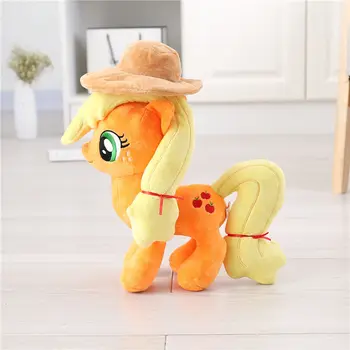 Samorog Apple Jack Peluche Brinquedos Oranžna Konj Plišastih Lutka PP Bombaž, Polnjene Živali, Otroci Igrače 30 CM 310 G