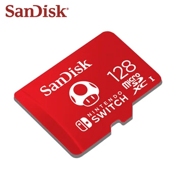 SanDisk NINTENDO STIKALO Micro SD Kartica 64GB 128GB 256GB micro SDXC UHS-I Pomnilniško Kartico do 100MB/s TF kartice za Nintendo Stikalo