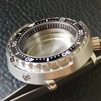 Sapphire Kristalno 47mm iz Nerjavečega Jekla, Tuna Watch Primeru, 200 M vodoodpornost Primerna NH35A/SBBN031/SKX007 Watch Gibanja