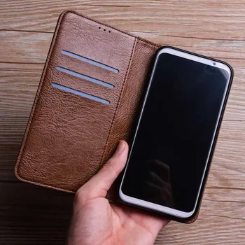 SILKIE Klasičnih flip usnjena denarnica primeru kritje za Nokia 2 3 5 6 8 6 2018 z režo za kartico, in ne magnet coque fundas capa coque