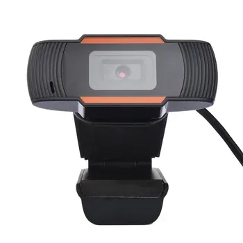 Spletna kamera 720P Računalnik Vrtljiv 2.0 HD USB Prenosni RAČUNALNIK, Fotoaparat Snemanje Videa Vgrajen mikrofon Brezplačno Pogon Webcam