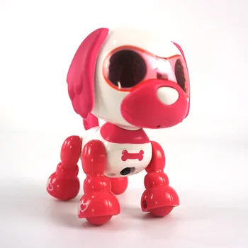 Srčkan Igrače Pametne Hišne Pes Interaktivni Pametni Kuža Robot Pes Glas, ki se Aktivira na Dotik Snemanje LED Oči Snemanje Zvoka Pojejo Spanja