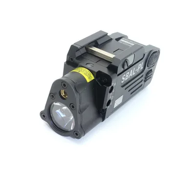 Taktično SBAL-PL rdeči laser + bela svetloba svetilka Pištolo pomaga s ciljem, pištolo pribor black/pesek
