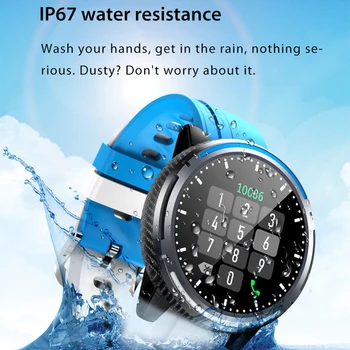 Torntisc S26 Pametno Gledati Moške HD Zaslon 320MAH Bluetooth Klic Multi Language Vremenska napoved Šport Smartwatch Za Android IOS