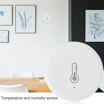 Tuya Temperature in Vlažnosti, Senzor Alarmnega Sistema Naprav za Amazon Alexa Temperature in Vlažnosti Detektorji Home Security Rekviziti
