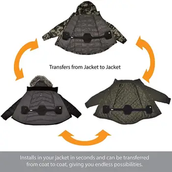 Univerzalni Zimski Plašč Grelnika Smart Jacket Vztrajati Toplejše Temperature Nadzor Oblačila DIY Ogrevanje Naprave za Moške, Ženske