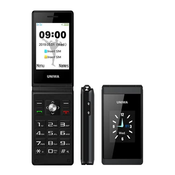 UNIWA X9 X28 Flip Mobilne Višji Telefon 16800mAh GSM Velika pritisna Dual SIM FM ruske hebrejski Tipkovnica Rokopis SOS Telefon