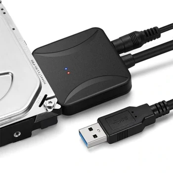 USB 3.0, Da SATA 3 Kabel Sata Na USB Adapter Pretvori Kabli Podporo 2,5 Ali 3,5-Palčni Zunanje SSD HDD Adapter za Trdi Disk