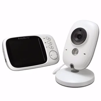 VB603 Brezžični Video Baby Monitor Glasbe Varuška Fotoaparat z LCD Zaslonom Nadzor Temperature Nigth Vizijo, dvosmerni Audio