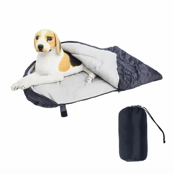 Velika nepremočljiva pes spalna vreča jjeza postelja nahrbtnik toplo pes ploščica s prenosno vrečko za shranjevanje notranja zunanja potovanja 45