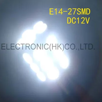 Visoka kakovost 12v E14 led luči DC12V E14 led žarnice,Led dekorativna luč E14 led žarnice Led crystal light brezplačna dostava 10pcs/veliko