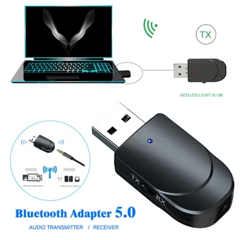 Vroče Prodaje Bluetooth 5.0 Oddajnik Sprejemnik Mini AUX Stereo Adapter Za Avto Music TV