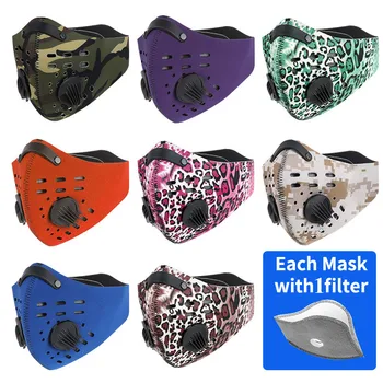 WEST KOLESARJENJE PM2.5 Šport Masko Proti Prahu oglje Filter Kolesarjenje Masko bakterije dokaz Gripe Usta-žarilna maske