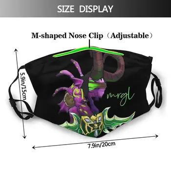 World of Warcraft Igra Vlog Mascarilla Masko na Obrazu Masko Mrgldari Maske Moda Usta Maske Z Filtri