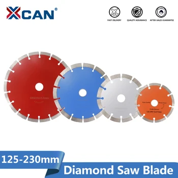 XCAN Diamantne Žage 125/155/190/230mm Kotni Brusilnik Suho Mokro Rezalni Disk za Ploščice, Kamen Krožne Žage