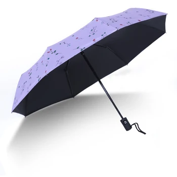 YADA Design Cvet Rattan Samodejno Dežniki Deževno Cvetlični Zložljiv Dežnik Za Ženske Dekle Anti-UV Rainproof ne Dežnik YD148