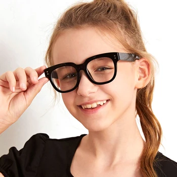 YAMEIZE Otroci Modra Svetloba Blokiranje Očala Otrok Računalnik Očala Optični Jasno objektiv Anti Glare UV400 Odtenki