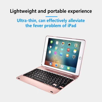 Za apple iPad zraka 1/2 iPad Pro 9.7 zložljive Bluetooth brezžična tipkovnica 78 ključ Za iPad zraka 2017/2018 spusti zaščito lupine