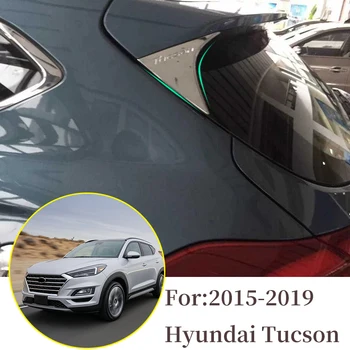 Za Hyundai Tucson Avto Abs Zadnje Okno Spojler Strani Krilo Trikotnik Kritje Trim Modeliranje Okrasimo Auto Chrome styling 2017 2019