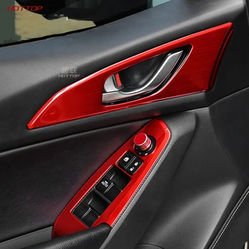 Za Mazda 3 Axela 2017 2018 2020 Vrata, Okna, Steklene Plošče Armrest Dvigalo Stikalo Gumb Za Kritje Trim Modeliranje Iz Nerjavečega Jekla Avto