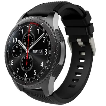 Za Samsung Galaxy watch 46mm traku orodja s3 meje 22 mm watch band mehki silikonski watch trak zapestnica smart watchband prestavi