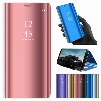 Za Čast 20 pro Primeru Smart Ogledalo Pokrovček Za Huawei P smart Plus Z Y7 Prime Y5 2019 Nova 5 5i 4 3 3i Fundas Coque