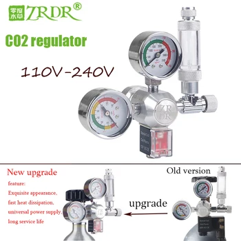 ZRDR/ Akvarij CO2 Regulator z protipovratni Ventil Mehurček Števec Magnetni Magnetni Ventil Akvarij Tlaka CO2-redukcijski Ventil
