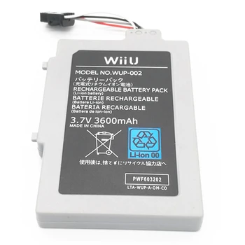 100 kosov veliko 3600mAh Polnilna Nadomestna Baterija za Wii-U GamePad Krmilnika Palčko Popravila Paket+Izvijač