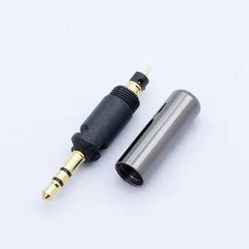 10pcs/veliko Mini 2,5 mm 3 Poljaki Stereo Moški Vtič Spajkalno Žico Priključek pozlačeni 3 Pin 2,5 mm Vtič za Slušalke Vtičnica za Slušalke