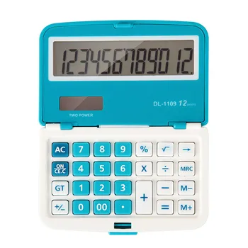 12 Mest Solarno Zložljiv Mini Kalkulatorji Dvojno Moč Urad Elektronski Ročni Prenosni Žepi Kalkulator 92 × 59 × 17 mm