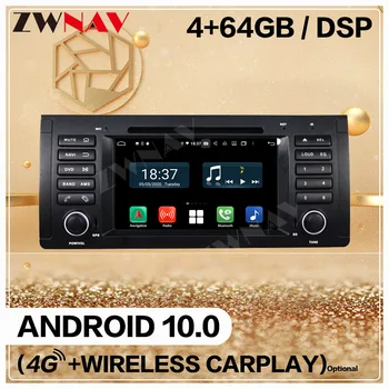 128GB Carplay Double Din Za BMW E53 X5 1995-2003 Android 10 Multimedijski Predvajalnik, Zaslon Avdio Radio, GPS Navi Vodja Enote Auto Stereo