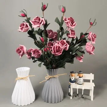 1PC PE Plastični Vaza Prenosni Gospodinjski Edinstveno Vaza Cvetlični Aranžma Posodo Dekoracijo Doma Dekor