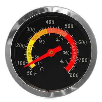 1PC Zunanji Žar Termometri Klicanje Zaslon BBQ Grill Temp Merilnik Mesa Temperatura Metrov, Kuhinjo, Gospodinjstvo, Termometri