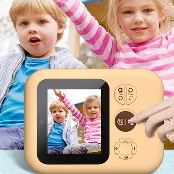 2.4 Palčni Zaslon visoke LOČLJIVOSTI 1080P Digitalni Mini Kamera Otroci 1200W Risanka 32 G Srčkan Fotoaparat Igrače, Fotografije Rekviziti Za Otroka, Darilo za Rojstni dan