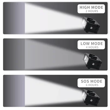 2019 Novo za GoPro Potapljaško svetilko svetilka vodoodporna LED Flash Video Luč Za GoPro Hero 9/8/7/6/5/4/3+,za SJCAM SJ4000