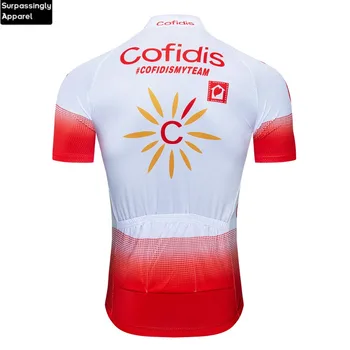2019 Pro Moških Cofidis Kolesarski Dres Komplet MTB Oblačila Quick Dry Izposoja Poletje Šport Kolo Kolesarjenje Jersey Ropa Ciclismo 16D