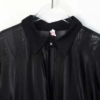 2020 Moda Za Ženske Ženska Obleke Nov Prihod Dolg Rokav Odklon Prugasta Očesa Mozaik Bodycon Priložnostne Črno Obleko Haljo Seksi