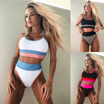 2021 Novo Womens kopalke Bikini Seksi Split Kopalke Evropski In Ameriški Modni Vroče Prodaje Plažo Poletje Spa Plaža Surf Šport