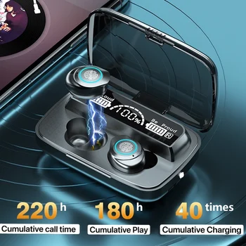 2021High Kakovosti TWS LED Zaslon Auriculares Bluetooth Nepremočljiva Brezžične Slušalke Slušalke Slušalke